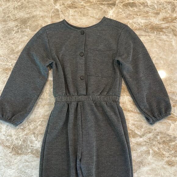 Zara Kids Gray Button Front Jumpsuit size 10 years - Picture 5 of 7
